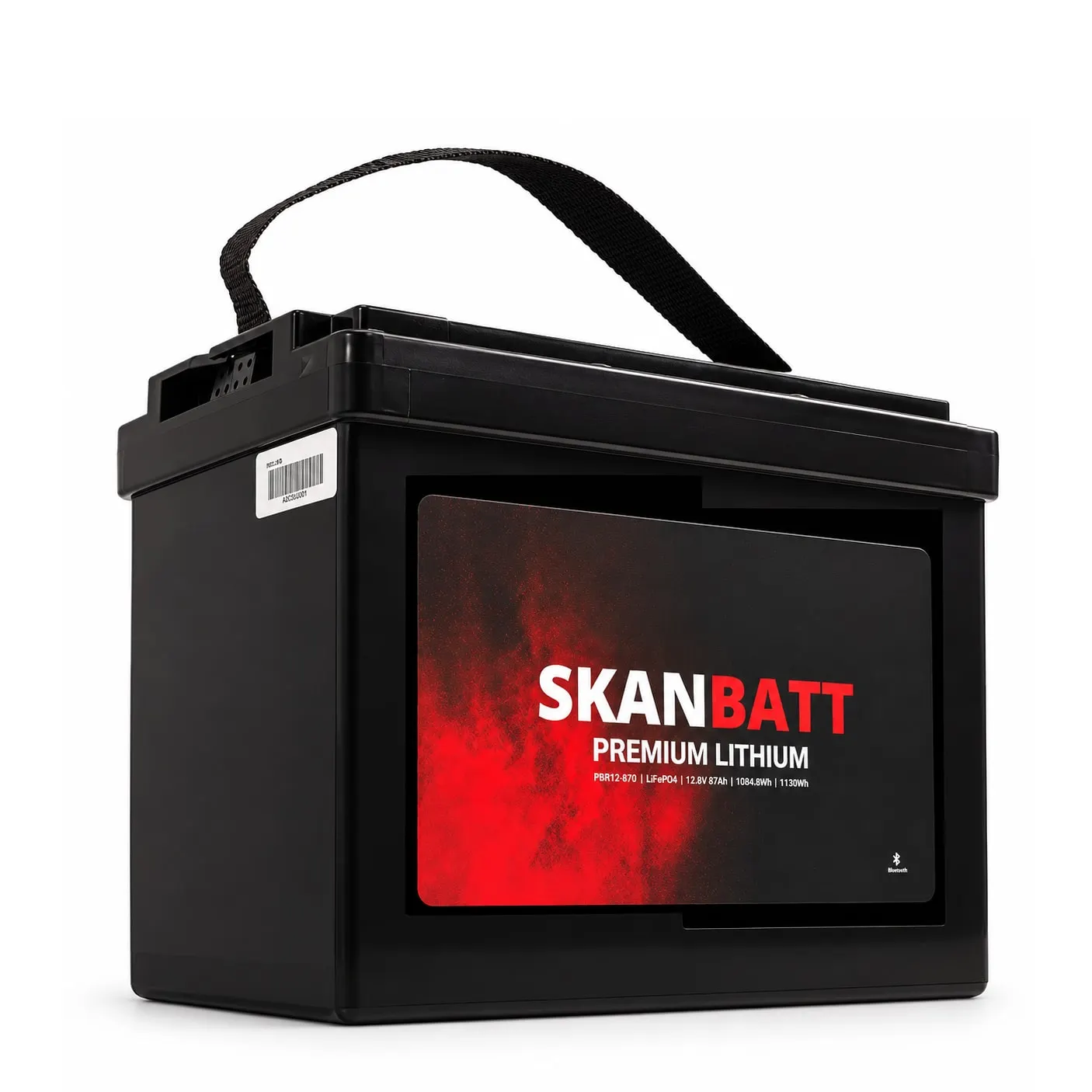 Skanbatt Premium Lithium 12V 100Ah Bluetooth