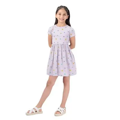 Vestido Fantastic Niña Fullprint Siluetas Corazones