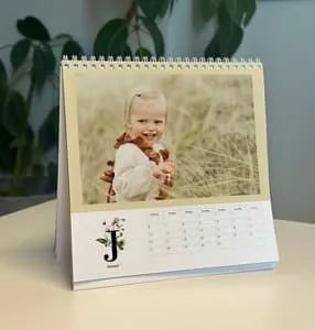 Bordkalender | Liten kvadratisk | Flora