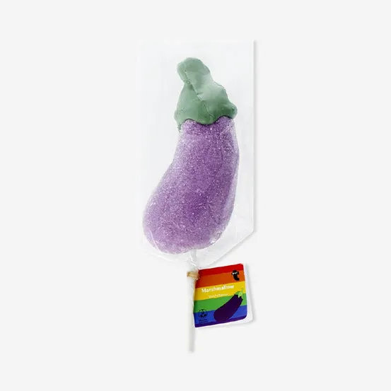 Marshmallow på pinne - Aubergine