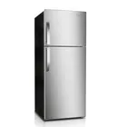 Premium Levella 12 CuFt Frost Free Top-Mount Refrigerator in Stainless Steel with Tilt-Out Can Dispenser and Gallon Door Storage