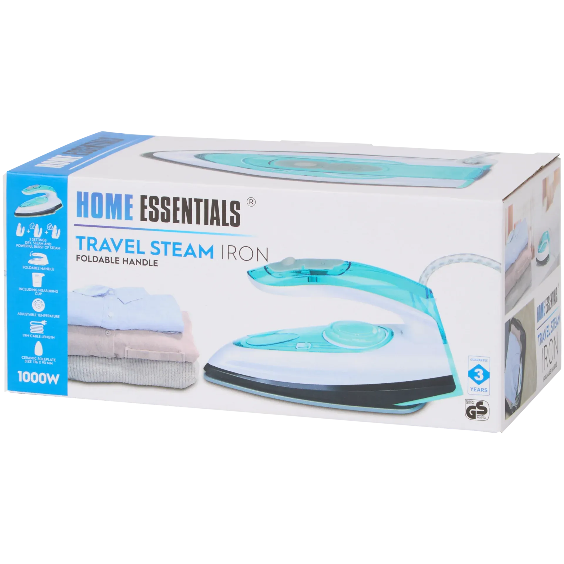 Ferro da stiro pieghevole Home Essentials