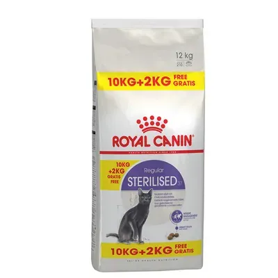 Croquettes Royal Canin pour chat 10 kg + 2 kg offerts ! Sterilised 37