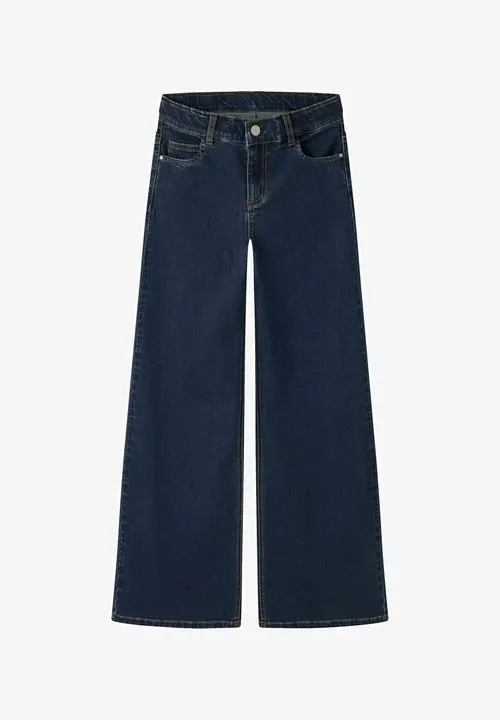 JEANS EXTRA WIDE FIT - Flared jeans - dark blue denim