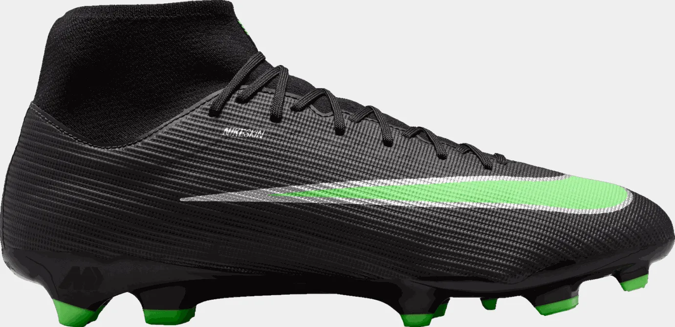 Mercurial Superfly 11 Academy FG, fotballsko gress, herre - Svart