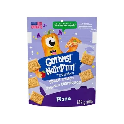 Get'ems Pizza Space Crackers, Ages 3 & Up