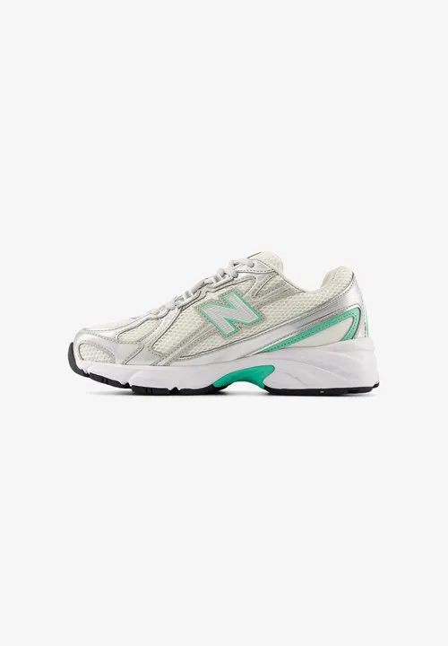 Joggesko - silver metallic / deep end