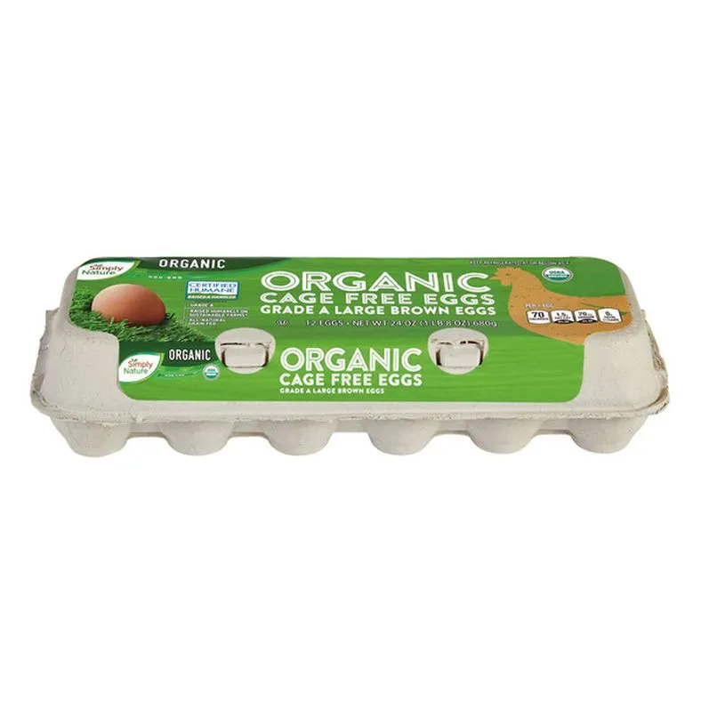 Simply Nature Organic Cage Free Eggs - 1 Dozen