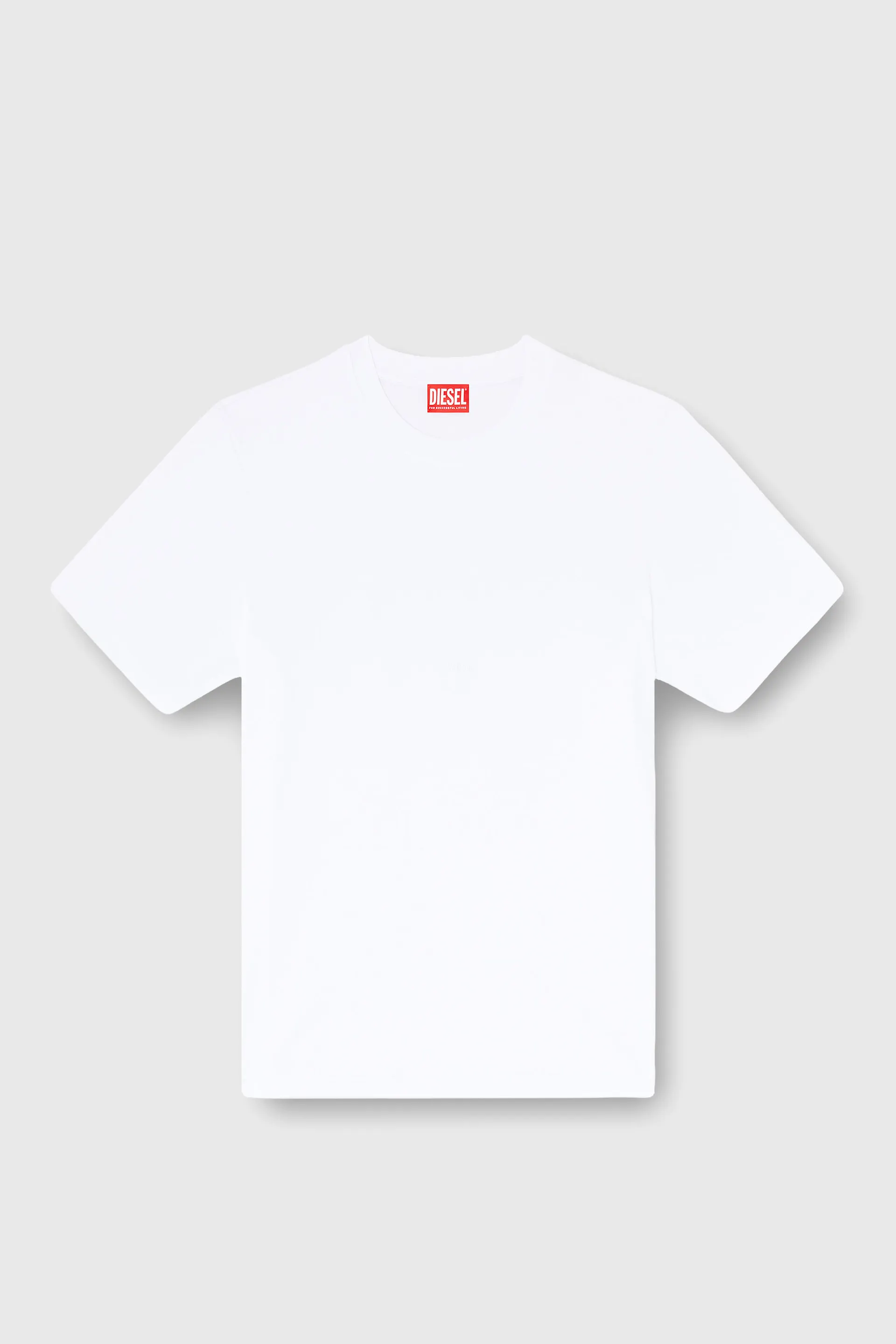 Cotton-interlock T-shirt with logo embroidery