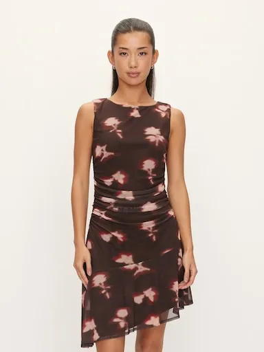Pandora Mesh Mini Dress