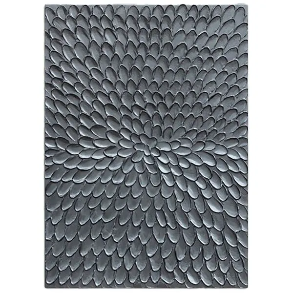 Wandpaneel Pictura 60x80 cm rechthoekig zilver