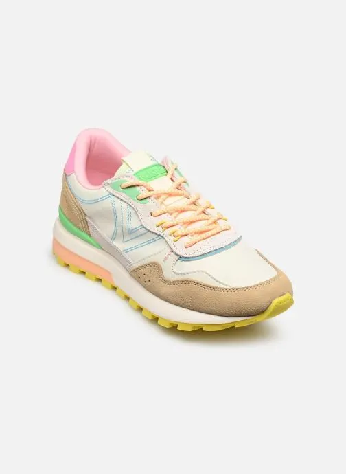 Sneakers Luna nylon & Serraje dames meerkleurig