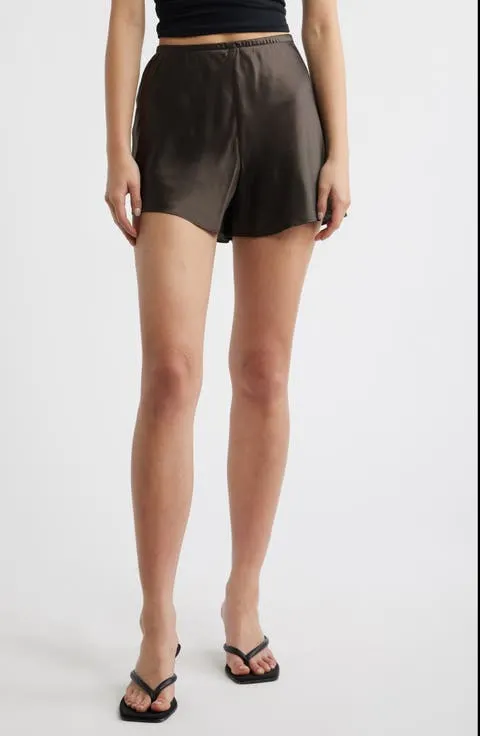 Reformation Gale Silk Shorts