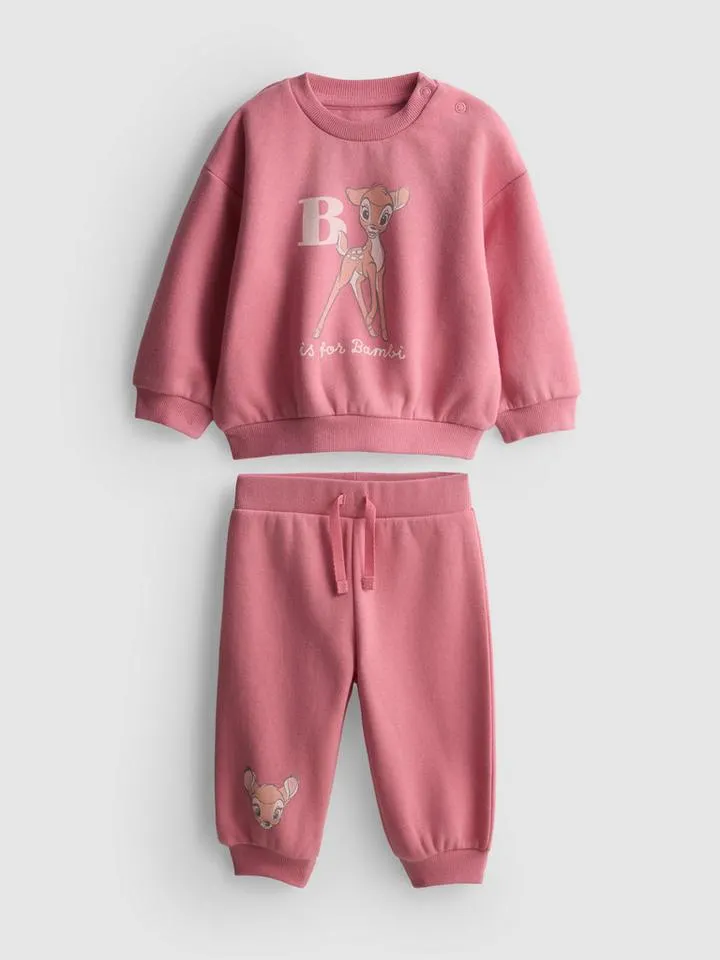 0–18 mois | Sweat-shirt et bas de jogging Disney Bambi nouveau-né