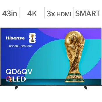 Hisense 43" Class - QD6QV Series - 4K UHD QLED TV