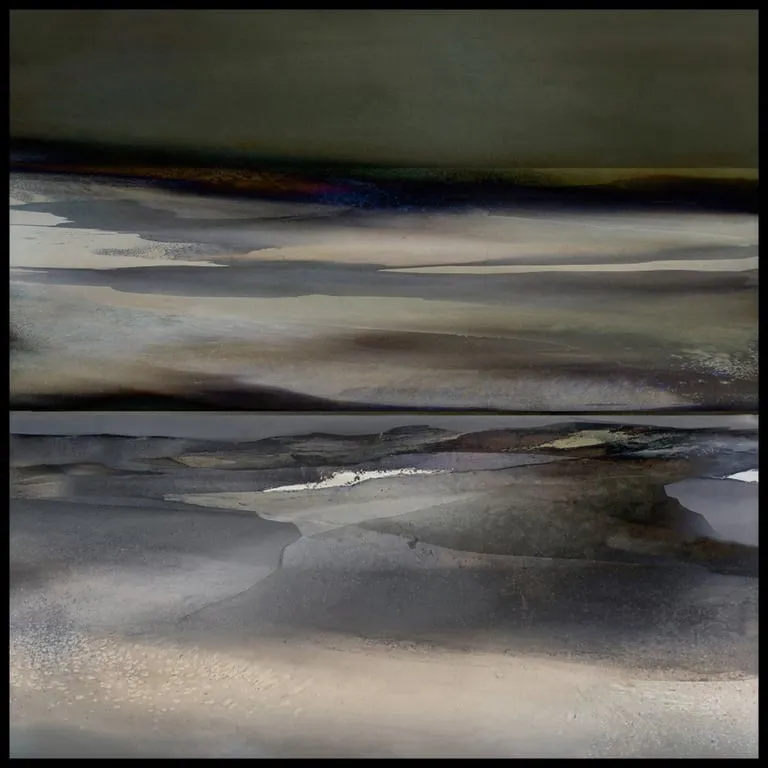 Canvas Aquarelle I 113x113 cm