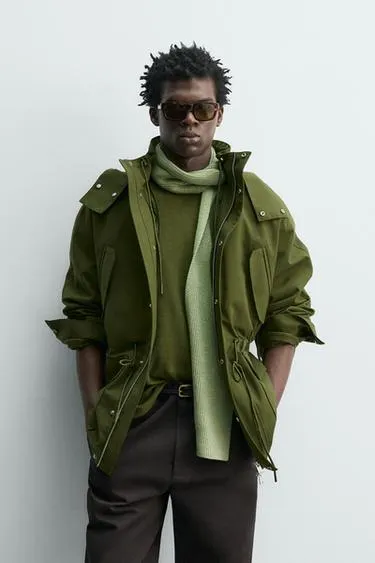 TECHNICAL PARKA WITH DETACHABLE WAISTCOAT