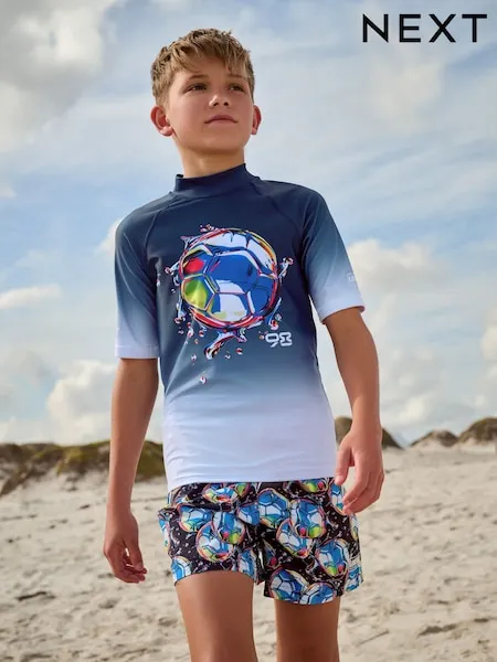 Yellow Short Sleeve Rash Vest (1.5-16yrs)