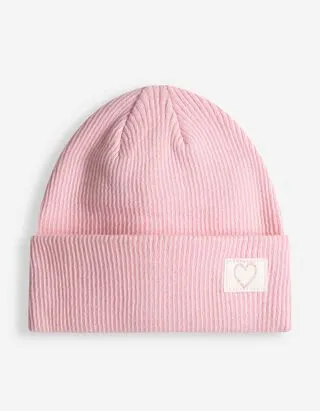 Berretto - A coste - rosa