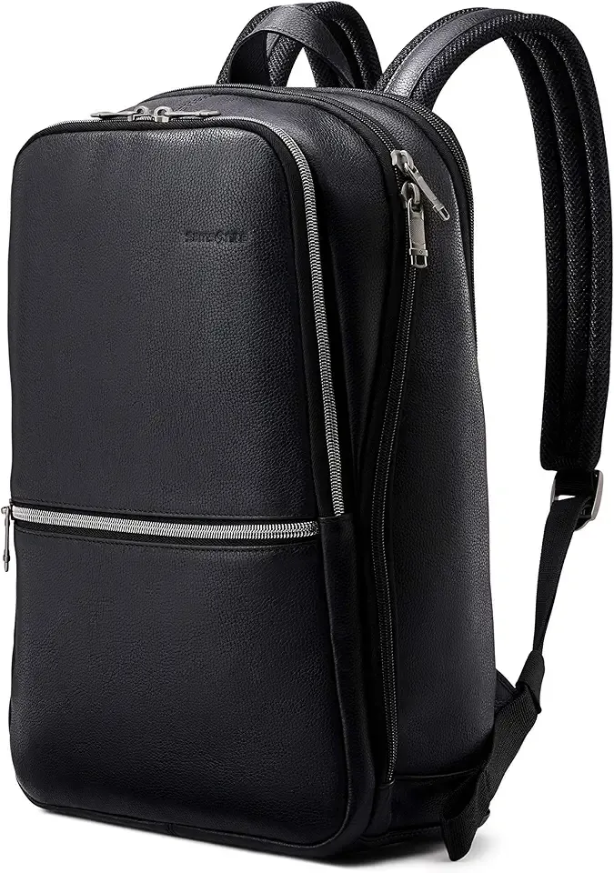 Classic Leather Slim Backpack