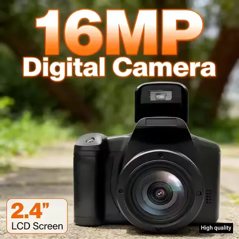 16MP Digital Camera with 2.4 Inch LCD Screen Vlogging Camera 16X Digital Zoom Video Camera for Photography