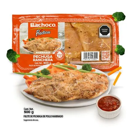 Pechuga Ranchera Prácticos Bachoco 500g