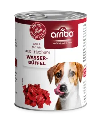 arriba mit Wasserbüffel für Hunde 6 x 800 g