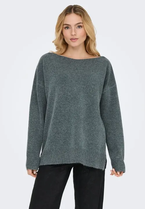 Knitted ONLWINNIE Knitted - Strikkegenser - balsam green detail melange