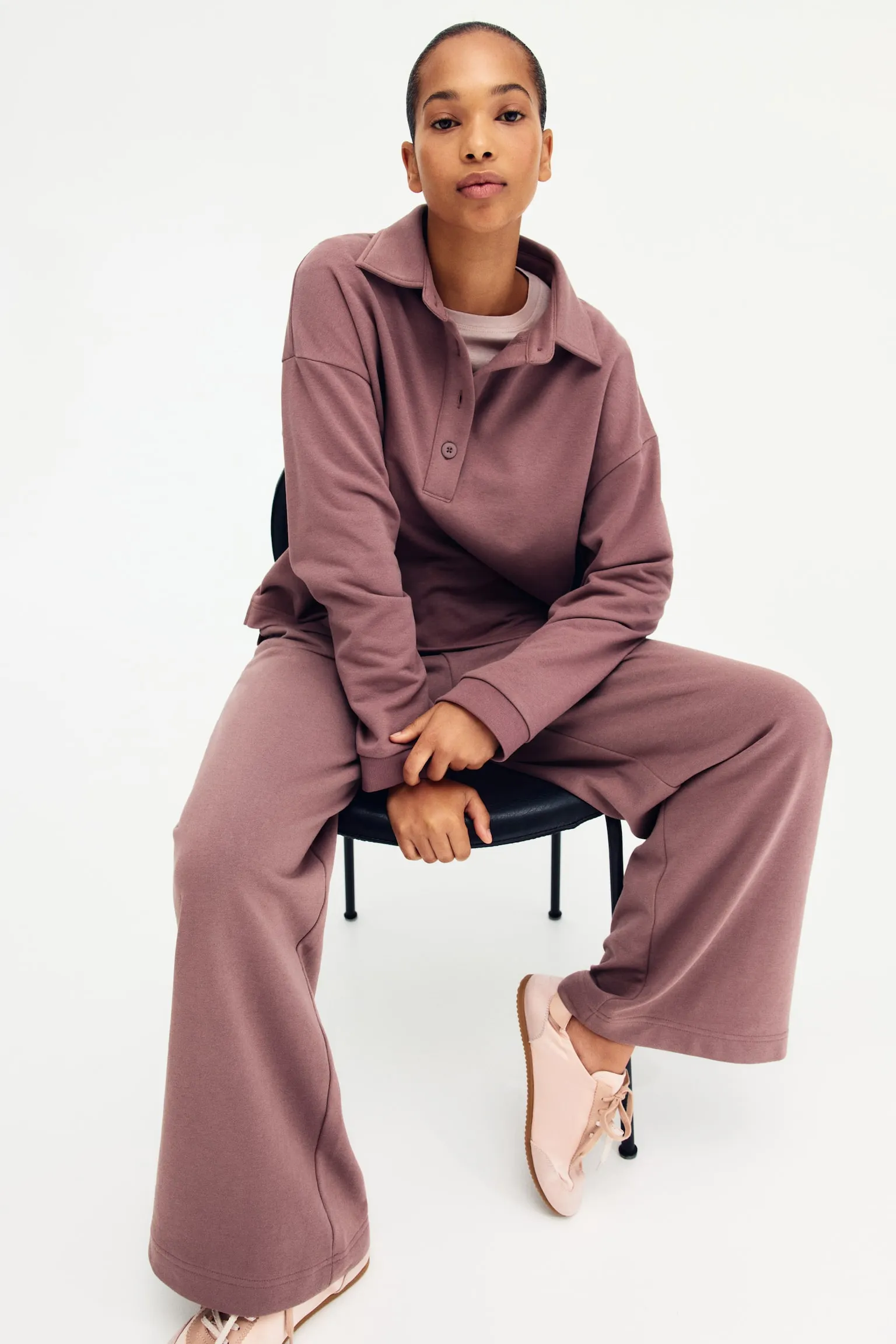 Joggers med rette ben