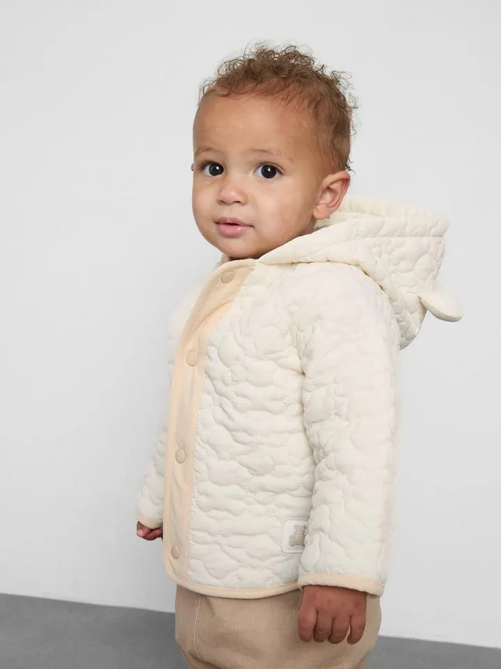 0–18 mois | Veste matelassée ourson pour nouveau-né