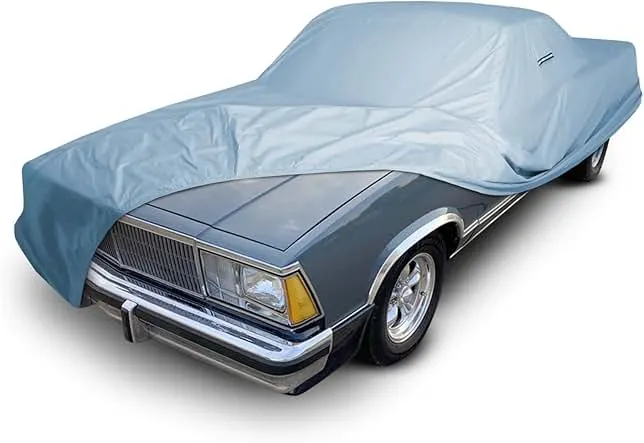 iCarCover Custom Car Cover for 1978-1987 Chevy El Camino, Waterproof All Weather Rain Snow UV Sun Protector Full Exterior Weatherproof Indoor Outdoor Car Cover with Strap