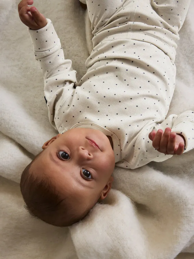 Ribbet i myk blanding Tencel™ lyocell økologisk bomull