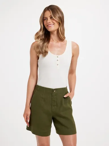 Just Jeans Hepburn High Rise Linen Short