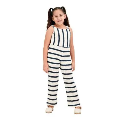 Palazzo Fantastic Niña Rayado Sin Mangas Acanalado