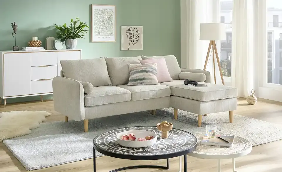 Sofa mit Hocker Quinn