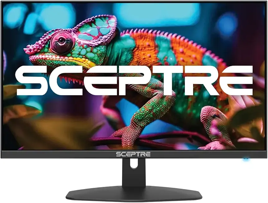 Sceptre New 27-inch Gaming Monitor 100Hz 1ms DisplayPort HDMI x2 100% sRGB AMD FreeSync Build-in Speakers, Eye Care Frameless Machine Black 2025 (E275W-FW100T Series)