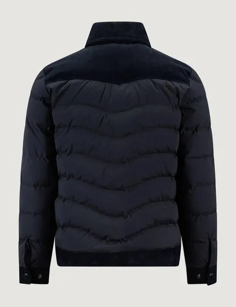 Micke Suede Jacket Dark Navy