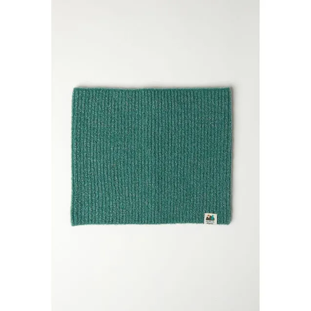 Kids ronde sjaal lurex wol mix