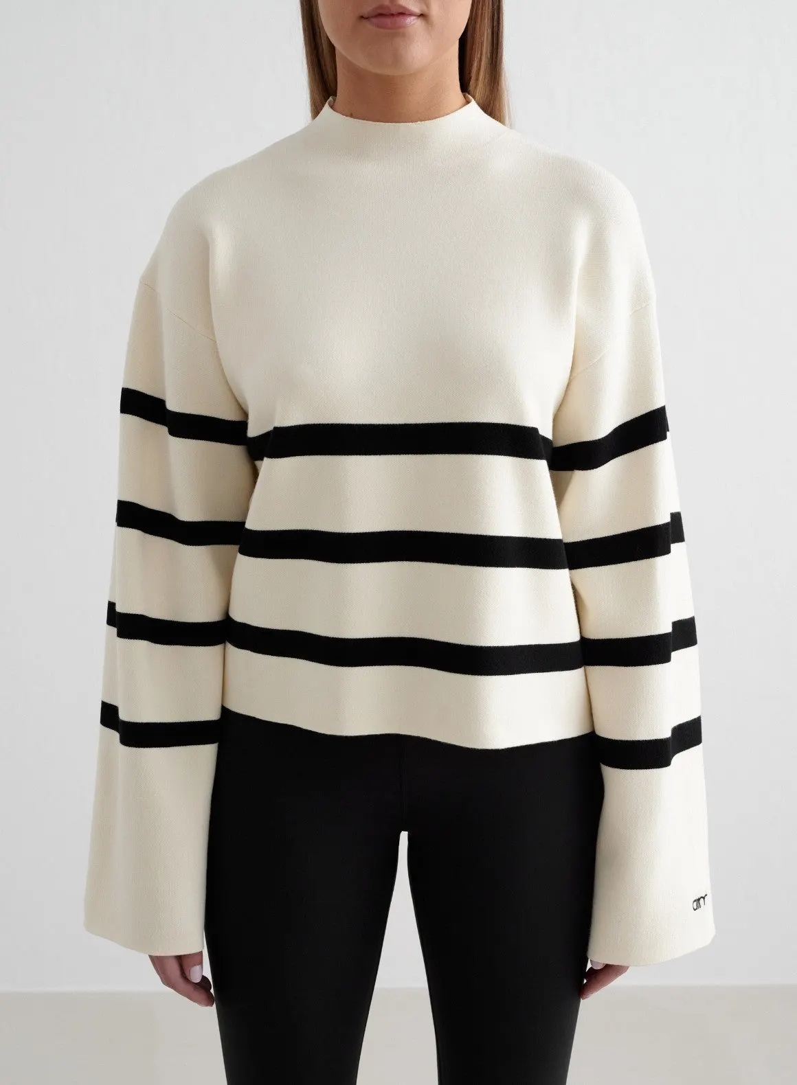 Almond White Perfect Knit Long Sleeve