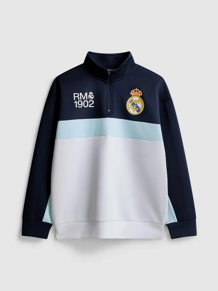 7-15 ans | Sweat-shirt à col zippé Real Madrid CF