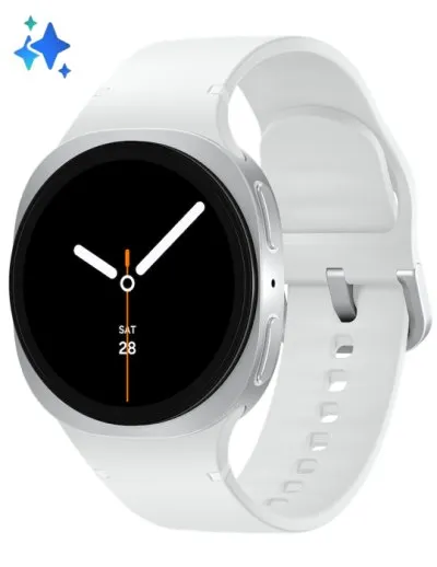 Hodinky Samsung Galaxy Watch 8 40mm LTE, stříbrná