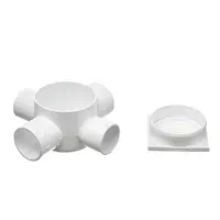 Pileta de patio PVC 3 entradas tapa ciega