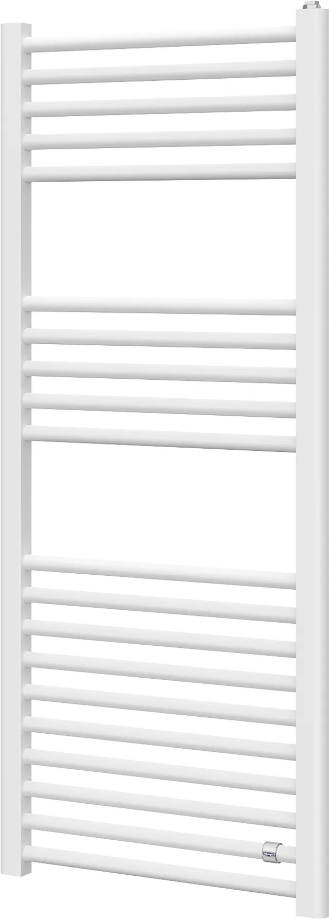 Termoarredo bagno DE'LONGHI 118.6x55 cm interasse 500 mm bianco serie Kiara