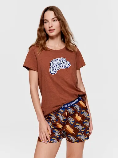 Cookie Crumble 100% Cotton Mid Boxer Short