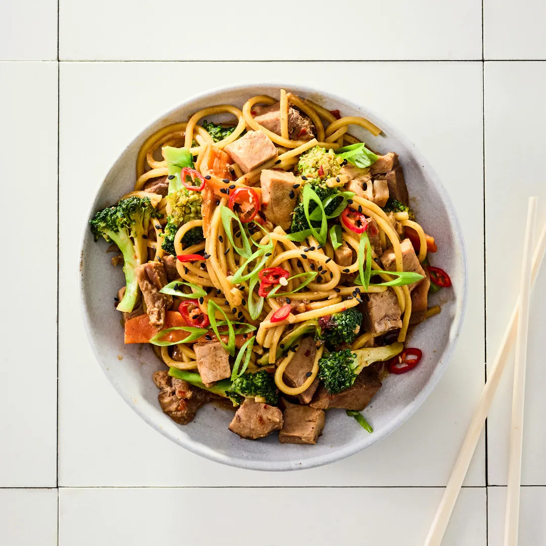 farro kitchen ginger pork noodles 350g