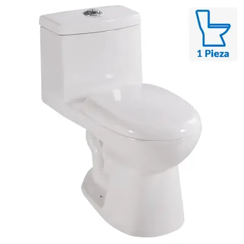 One Piece One piece a Piso 30,5 cm 6 Litros Riva Blanco
