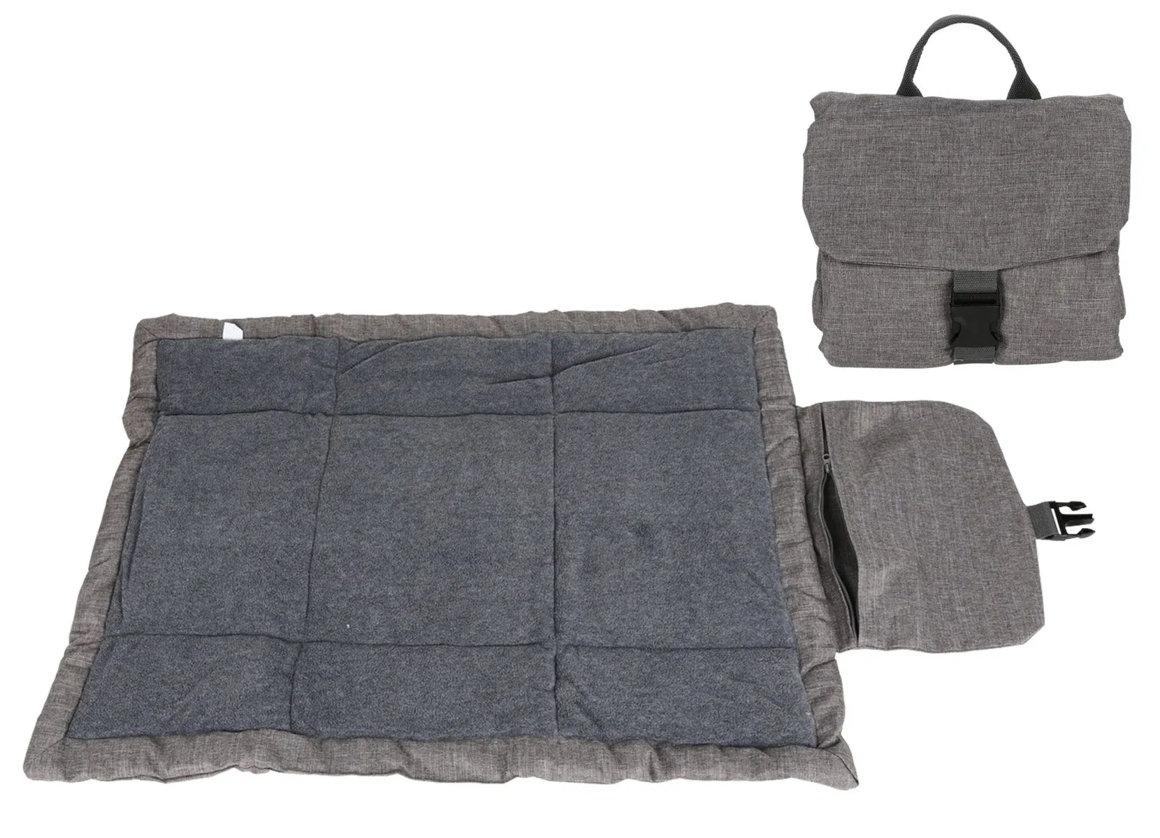 Faltbare Heimtier-Outdoordecke 80x60cm Grau