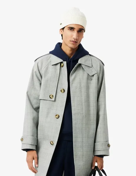 Rib Knit Brushed Wool Beanie Flour