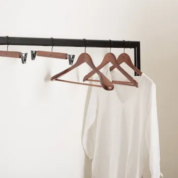 Kleerhanger EBRO Hout Donkerbruin