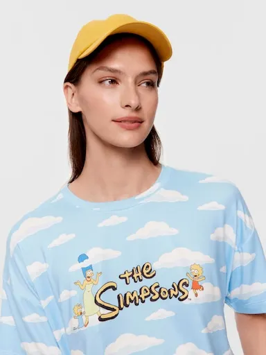 The Simpsons Cloud Plush Oversized Tee